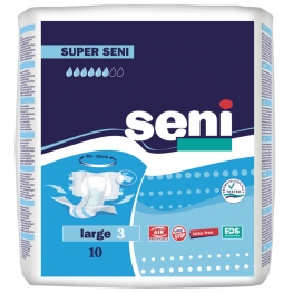 Подгузник для взрослых Super Seni AIR Лайдж №3 (10 шт) (SE-094-LA10-A01)